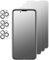 JELLYEA 6 Pack, 3 Pack Matte Tempered Glass for iPhone 14 with 3 Pack HD Camera Lens Protector Anti-Glare Anti-Fingerprint 9H Matte Screen Protector for iPhone 14,6.1”