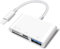 SUNTRSI 4-in-1 SD Kartenleser für Phone/Pad, Kartenlesegerät ist Ausgestattet mit Lightning- und USB-Anschlüssen sowie einem OTG-Adapter. Er Unterstützt Gleichzeitiges Laden und ist Plug and Play