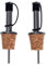 Villa d'Este Home Tivoli 1996 Set 2 tappi dosatori per olio in sughero e acciaio inox