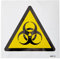Caledonia Schilder 24537 C Biohazard Symbol Zeichen, selbstklebendes Vinyl, 150 mm x 150 mm