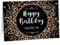 XXL Geburtstagskarte (A4) | PERSONALISIERT MIT IHREM TEXT | Happy Birthday Konfetti modern | mit Umschlag | Glückwunsch zum Geburtstag | Klappkarte mit Ihrem Wunsch-Text | personalisierte Grußkarte