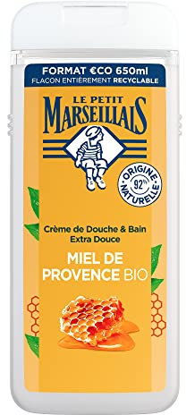 Le Petit Marseillais Douche Et Bain Bonheur Miel 650 Ml - Lot De 4 (l'emballage peut varier)