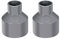 sourcing map 2 Stück PVC Rohrverbinder Rohr Verbindungsstück Kupplung 50mm x 25mm Grau