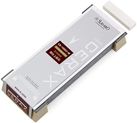 Suehiro Schleifstein NEW CERAX CR-10003-W Home Size Schleifstein #10000, nicht einweichender Stein:18,3 x 6,3 x 2,0 cm