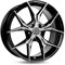 Keskin KT19 8JX18 5/112 ET30 72.6 BLACK FRONT POLISH Alufelge