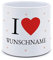 printplanet® - Blumentopf mit Namen oder Text selbst gestalten - Pflanztopf Bedrucken - Motiv: I Love