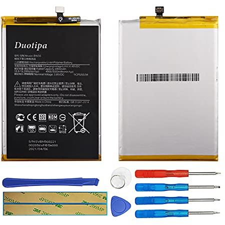 Duotipa Batterie de rechange BN56 compatible avec Redmi 9A/9C/Poco M2 Pro Batterie avec outils