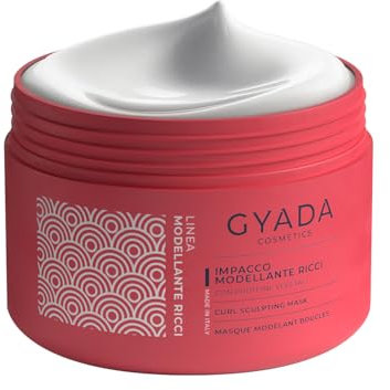 GYADA COSMETICS, Impacco Modellante Ricci, per Capelli Sfibrati e Crespi, Aumenta Tenuta Riccio, Intensa Azione Districante ed Elasticizzante, Con Proteine Vegetali Idrolizzate e Linfa di Vite, 250 ml