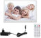 ASHATA Digitaler Bilderrahmen, 15,4 Zoll 1280 x 800 Elektronischer Bilderrahmen, Foto/Musik/Videoplayer/Kalender/Alarm mit Fernbedienung, Teilen von Fotos oder Videos über USB oder SD Karte
