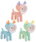 Oneshlee Mini Nachtlicht für Kinder - Personalisiertes LED Stilllicht für Kinderzimmer, Batteriebetrieben, Klein Lampe Innen, Weihnachtsgeschenke für Jungen und Mädchen (Reh-A)