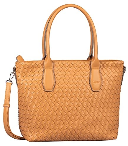 Gabor bags Emilia Damen Shopper Umhängetasche Reißverschluss Mittelgroß Braun