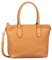 Gabor bags Emilia Damen Shopper Umhängetasche Reißverschluss Mittelgroß Braun