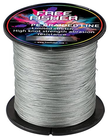 Amur Leopard Filo da Pesca Intrecciato a 8 Fili 300m Super Strong Lenza da Pesca PE Intrecciato 10-200LB Treccia di Pesca, Grigio, 0.4#/0.10mm/5.4kg/10LB