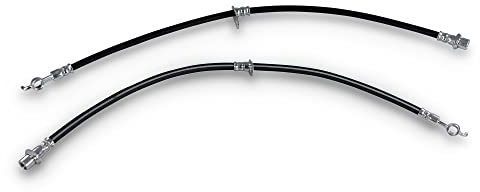 BESTPRICE 2x Bremsschlauch vorne Länge 600mm Kompatibel mit TOYOTA COROLLA (ZER_, ZZE12_, R1_), (_E12_), AVENSIS (_T25_)