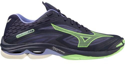 Mizuno Unisex Wave Lightning Z7 Volleyballschuhe, Eveblue Techgreen Iolite, 48.5 EU