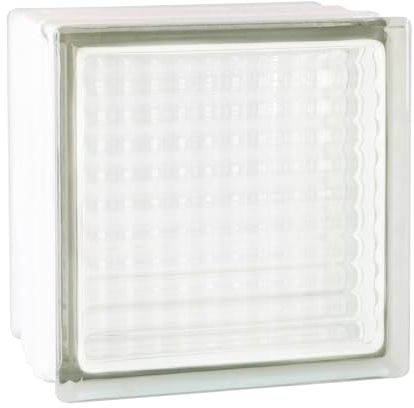 Fuchs Design THERMO BLOCK Plus, 3x Glasbaustein gekreuzt, 19x19x13,5cm, innen satiniert, Wärmedämmung: Ug 0,8