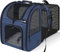 pecute Hunderucksack Erweiterbar XL für 6-10 kg, Faltbar Katzenrucksack Katzen mit Anti-offener Reißverschluss, Atmungsaktive Rucksack Hund mit Netz Fenster Grau, für Hunde Katzen Haustiere
