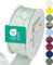 Halbach Seidenbänder Premium Geschenkband mit Drahtkante | Breite 40mm Länge 25m | Öko-Tex 100 zertifiziertes Schleifenband | Taftband Made in Germany, Farbe: light mint