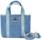 Loungefly Disney Stitch Sac fourre-tout en peluche Sherpa avec porte-monnaie, multicolore