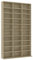 vidaXL CD Cabinet - Engineered Wood CD Storage Unit with 30 Open Compartments, Sonoma Oak