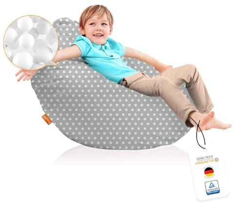 joyfill Sitzsack für Groß und Klein (BioFoam gefüllt | 240 L) (5025 Little Stars)