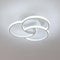 Dorlink LED Ceiling Lights for Living Room, 30W 2700LM Hallway Ceiling Lighting, 6500K Cool White Bedroom Lighting Fittings, White Round LED Kitchen Ceiling Light, Semi Flush Ceiling Lights