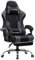 GTPLAYER Chaise Gaming Ergonomique, Fauteuil Gamer, Chaise Bureau, Chaise de Gaming, avec Dossier réglable à 135°, Hauteur Réglablerepose-Pieds rétractables, Siege, Tissu Gris