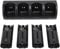 Aoveew 4 in 1 Remote Battery Charger Station Comprehensive Charging Solution for Wii Remote Controllers (Black)
