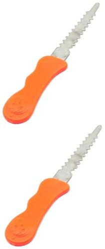 DIYEAH 2 Stck. Kürbisschnitzmesser Pumpkin Carving Set schnitzset für kürbisse Halloween Professional küchenutensilien Werkzeug zum Formen von Kürbissen Kürbis geschnitztes Werkzeug pp