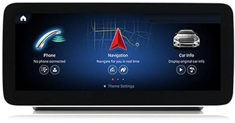 FJINQIANG 12.5-Zoll-Touchscreen Android Autoradio 2 Din GPS-Navigation Für Mercedes Benz C Class W205, S205, 2014-2017 Con Plug-and-Play Unterstützung USB-Spiegelverbindung Radio Video Player