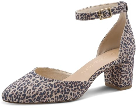 MARCO TOZZI Damen Pumps weiches Feel Me Fußbett weiches Innenfutter Spitz