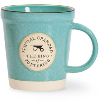 History & Heraldry Personalised Mug - Unique Ceramic Plant-Pot Style Mug – Gift for Gardeners, or Office Decor (Special Grandad)