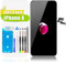 GOLDWANGWANG Pantalla LCD para iPhone X Reemplazo Negro, 5,8 Pulgadas 3D Táctil Display y Digitalizador con Herramientas de Reparación, Sello Impermeable y Vidrio Templado