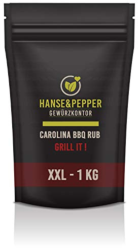 1kg Carolina Rub Barbecue BBQ Marinade Gewürzmischung im wiederverschließbarem Aroma-Beutel - Plus Serie