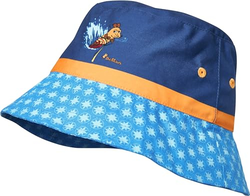 Playshoes Jungen Uv-schutz Fischerhut Bademütze Kopfbedeckung, Die Maus, 53 EU