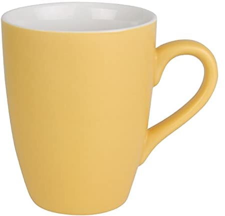 Olympia Matt Pastel Porcelain Mug 340Ml 12Oz Serving Cup Tableware Home Yellow