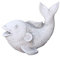 Wasserspeier Fisch als Steinfigur