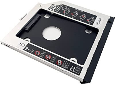 NIGUDEYANG 2nd HDD SSD Hard Drive Optical Frame Caddy Adapter for Lenovo Thinkpad P70 P71 with Bezel Front Panel Mounting Metal Bracket