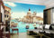 Individuelle Fototapete 3D Italien Venedig Hintergrund 3D Landschaft Wanddekoration dekorative Tapete personalisierte Tapete Feucht fototapete 3D Tapete effekt Vlies wandbild Schlafzimmer-200cm×140cm