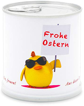 MacFlowers® Anzuchset mit Glücksklee Frohe Ostern Blumengrüße Osterfest Ostergrüße Osterküken