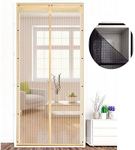 Zanzariera magnetica per porta, zanzariera, zanzariera, zanzariera, zanzariera, zanzariera, insetti, 5 colori, 20 misure personalizzate