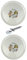 Saturnia XXL - Piatto pizza in porcellana, con diversi motivi, con tagliapizza in acciaio INOX, 2 pezzi, diametro 33 cm