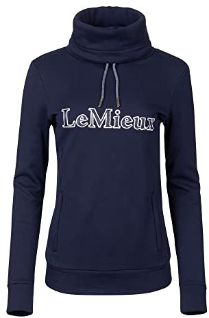 LeMieux Highland Womens Funnel Neck Hoodie - Navy 06
