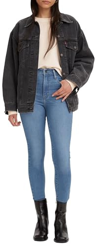 Levi's Mile High Super Skinny Jeans Femme Dark Indigo Worn In (Bleu) 24 32