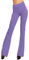 Toocool - Pantaloni Donna Campana Aderenti Zampa Elefante Elasticizzati Hot Sexy JL-2148 [XXL,Lilla]
