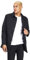 BRAVE SOUL Mens Lightweight Jacket Buttoned Collared Long Sleeve Coat for Men, Black Colour, Size- L