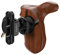TILTA TA-AWH8-R-B-1 Advanced Right Side Wooden Handle + NATO Slider Adjustable Camera Cage Side Grip for Tilta A7M4 A7S3 BMPCC 6K pro GH6 Cage (Type VIII Right Side Wooden Handle)