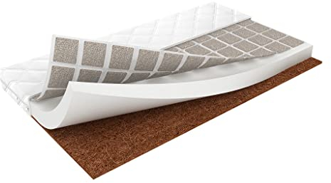 Générique Matratze Premium Kokosnuss-Bauweizen (190 x 90 cm)
