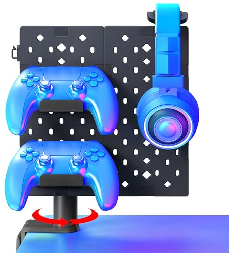 OutBlade Headset Halterung - Kopfhörer Ständer – Controller Halter - Gaming Zubehör – Kopfhörer Halter – Schreibtisch Zubehör - Kopfhörerständer – Kopfhörerhalter