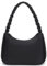 CYHTWSDJ Damen Shoulder Bags for Women, Cute Handbag Mini Clutch Purse with Zipper Closure Hobo Tote Handtasche, Geflecht schwarz